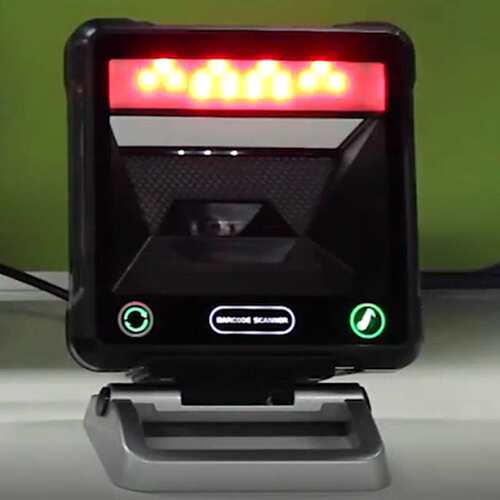 KEFAR Desktop Hands-Free Automatic 2D 1D QR Barcode Scanner