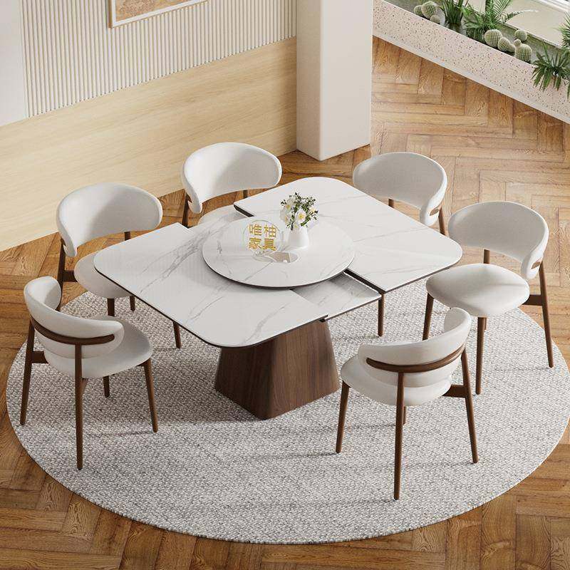 实木餐桌微晶石岩板长方形可伸缩正方形中古风家用小户型吃饭桌子,鲜花速递/花卉仿真/绿植园艺,割草机/草坪机,淘宝优惠券,粉丝福利购,淘宝优惠卷