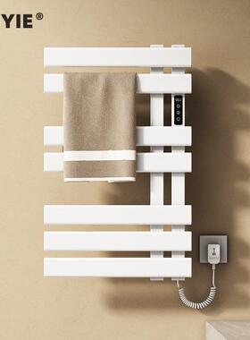 电热毛巾架浴室卫生间毛巾杆碳纤维加热智能恒温烘干置物架子R530