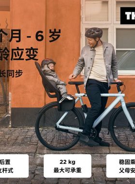 THULE 拓乐 Thule Yepp 2 Maxi FM 后置立杆式儿童自行车座椅