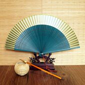 空白绢扇古风舞蹈扇小扇 折扇中国风女式 买三送一 扇子真丝扇日式