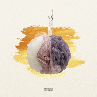 KRRAMEL沐浴球超柔软浴花泡泡洗澡球不散高档浴球搓澡两用搓背球