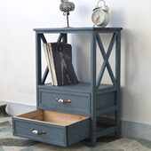 实木床头柜北欧卧室床边小柜子现代简约抽屉储物柜奶油风边几斗柜