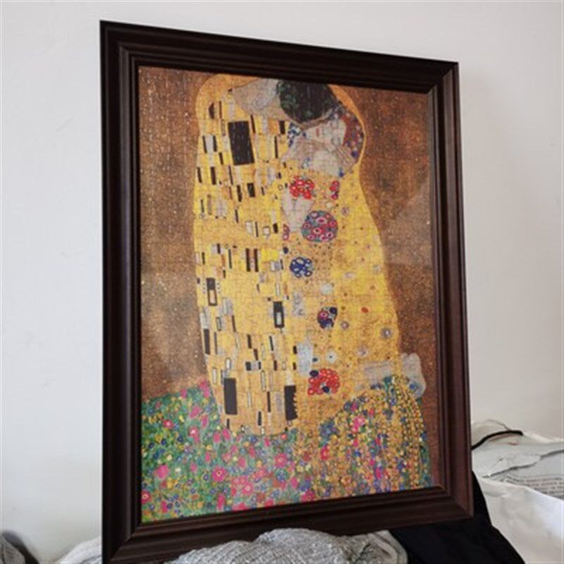 拼图相框实木1000片50*70拼图框20001500裱框300片画框金属窄边框