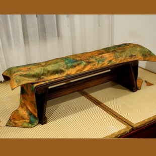 【扬鸣杰韵】国风千里江山古琴桌旗盖布加厚可背古琴囊 防尘琴衣