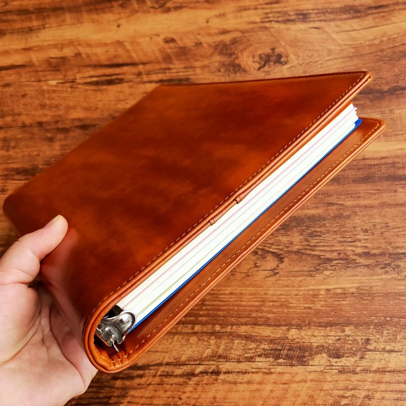 【9孔B5棕色】可拆卸活页本方格网格横线空白康奈尔5r高效笔记本,文具电教/文化用品/商务用品,笔记本/记事本,淘宝优惠券,粉丝福利购,淘宝优惠卷