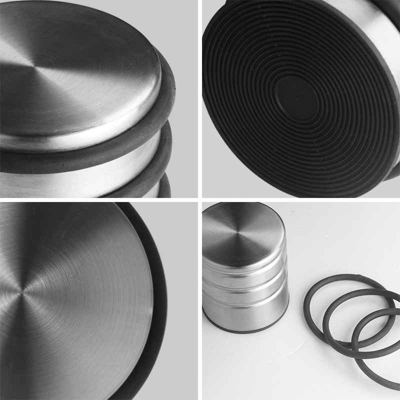 哥爵士实心重型阻门器免打孔防撞橡胶门挡免安装防风门塞门碰顶门