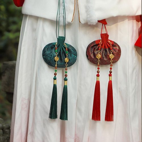 香囊空袋织锦缎刺绣成品荷包随身汉服中秋节艾草高端古风桂花香包