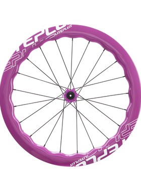 LITEPLUS折叠车碳纤维波浪轮组20寸451碟煞小轮折叠改装碳刀轮毂