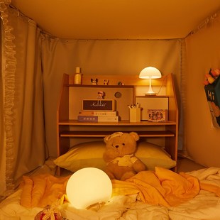 复古法式大学生宿舍专用床帘蚊帐一体式上下铺通用全包强遮光床幔