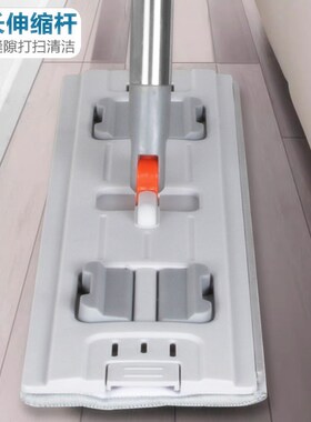 免手洗拖把家用20净3新款平把扫拖板干湿两用一拖2大地拖