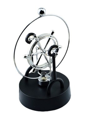 网红减压玩具圆形旋转永动仪创意电磁摇摆器混沌摆办公室桌面摆件