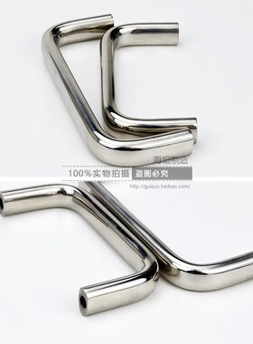 304不锈钢工业机械设备柜门固定型实心拉手USANS-80-100-125-160