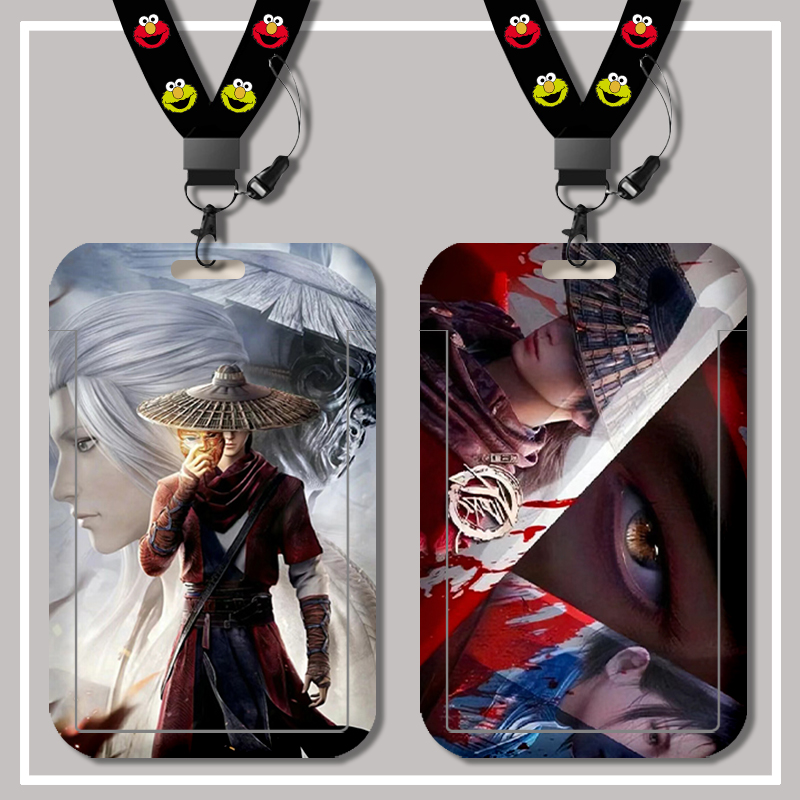 画江湖之不良人第六季双面定制卡套公交卡饭卡门禁卡套校牌挂绳