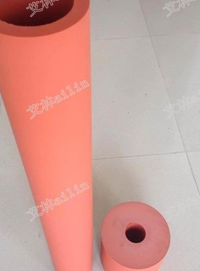 热转印硅胶轮耐高温高导热耐磨38mm内J径红色白色烫金滚轮硅胶辊