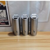 不锈钢挂壁式 烟头收纳缸 烟灰缸广场路灯垃圾桶烟蒂头收集器挂壁式