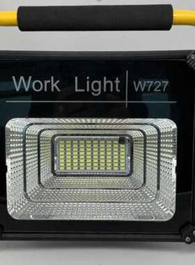 LED投光灯大功率户外工地灯USB直充泛光灯手提照明灯W727