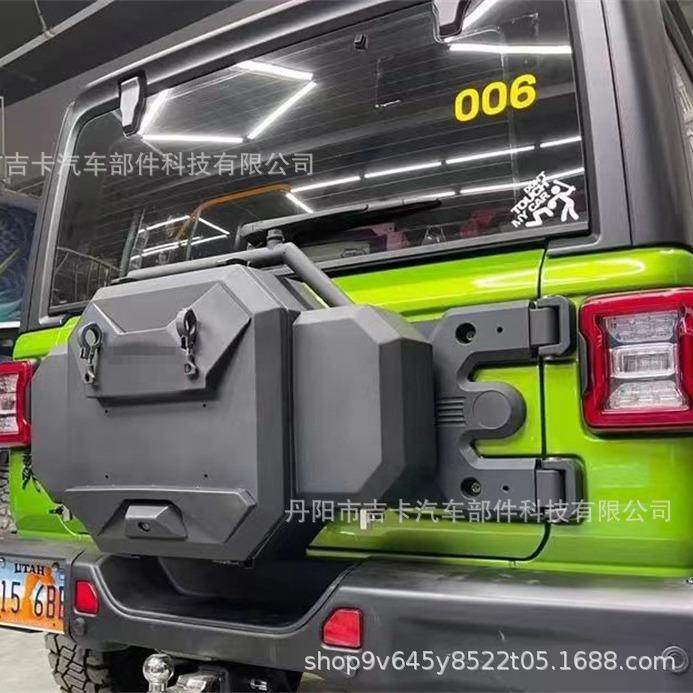 适用牧马人坦克300尾门水箱装备组牧马人BJ40改装尾门集成备胎架