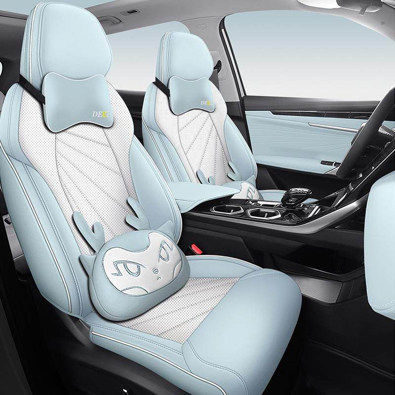 适用吉利博越L专车专用汽车坐垫四季全包围一车一版五座SUV座椅套