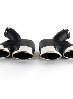 适用02-08奔驰E级W211E240280260排气管改装假四出尾喉