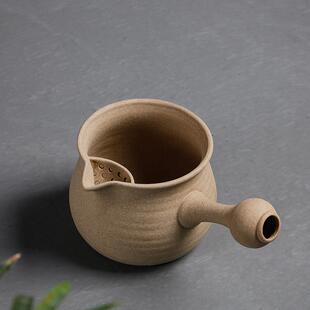 麦饭石煮茶罐罐侧把围炉煮茶烤奶茶器碳炉电陶炉白茶泡茶陶壶