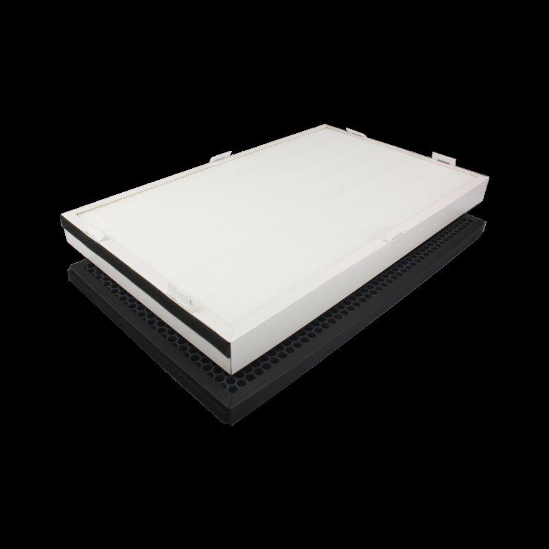 适配无优极享限乐空气净化器he粒a微p过滤网活性炭气味滤芯套装