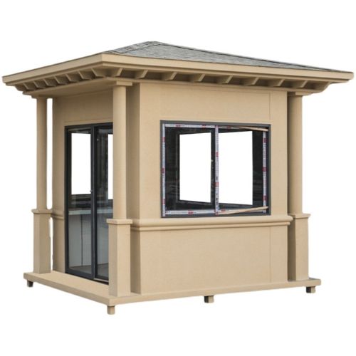 宁波岗亭厂钢结构岗亭保安亭不锈钢门卫室值班室小区值班治安定制