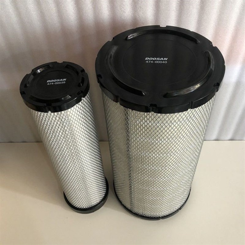 斗山大宇XD150-9C/215/225/260LC/260-9C挖掘机空气滤芯474-00040