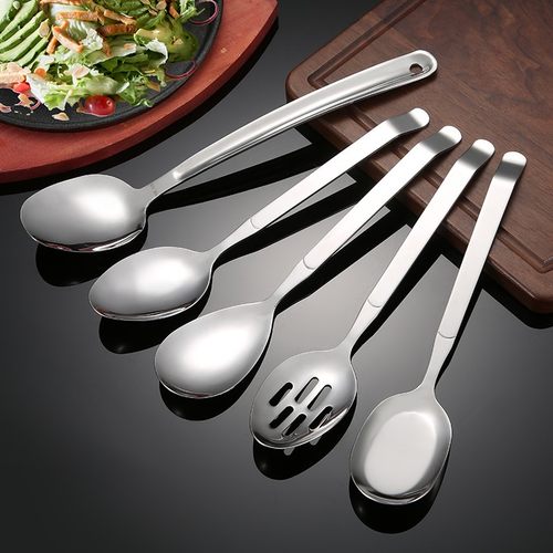 分菜勺自助餐打菜勺大号分更分餐勺公用勺酒店饭勺不锈钢公用勺子