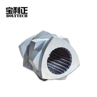 PLA生物可降解片材双螺杆挤出机65平双螺纹元件厂家直销