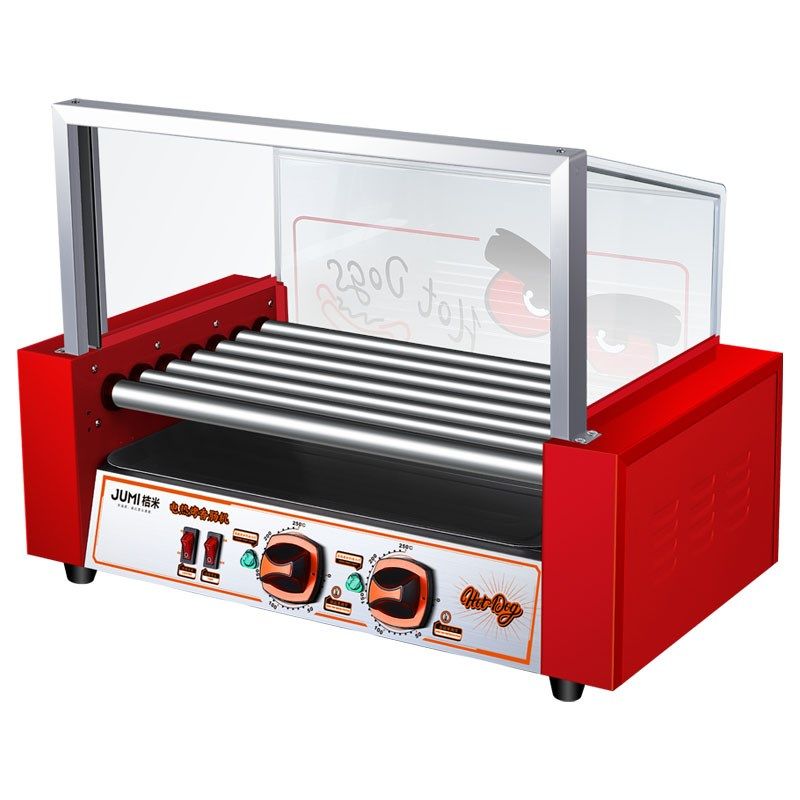 商用7管烤肠机全自动热狗机台式烤香肠机肉丸小型火腿肠机器摆摊