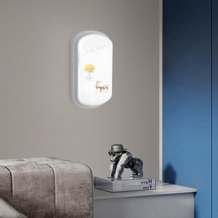 防蚊虫卧室床头灯轻奢客厅背景墙楼梯间壁灯超亮阳台走廊中山灯具