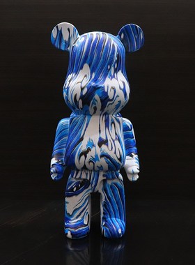 网红玻璃钢暴力熊大型摆件酒吧商场创意打卡拍照装饰品落地存钱罐