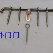 36cm外门闩大门明插销防盗木门家具插销带锁门栓门扣铁门闩