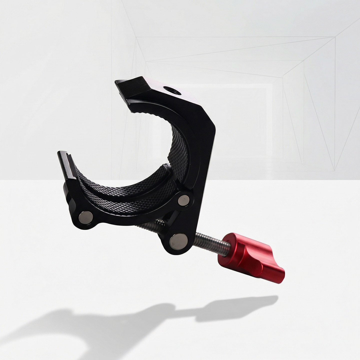 金属大力夹摄影稳定Q型固定夹微单相机手机支架桌面床头蟹钳夹摄影拓展配件机车直播运动相机拍摄夹具1/4螺丝