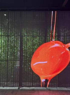 室内led显示屏展厅无缝拼接透明屏幕P2.84-5.62小间距led广告屏