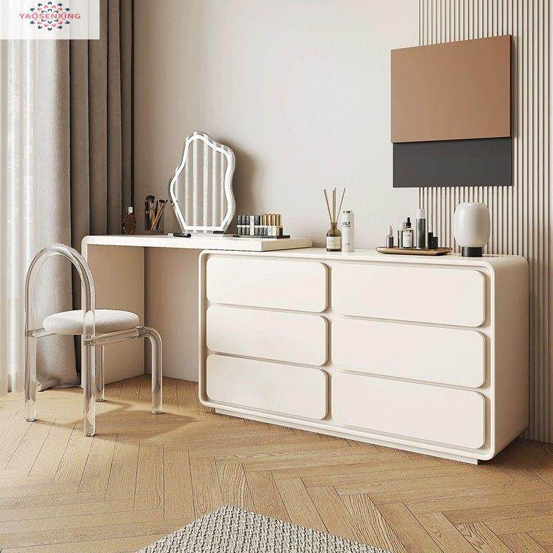 耀森兴轻奢型实木化妆台奶油风伸缩收纳柜一体卧室简约现代梳妆桌,清洗/食品/商业设备,风口/风叶/风机配件,淘宝优惠券,粉丝福利购,淘宝优惠卷