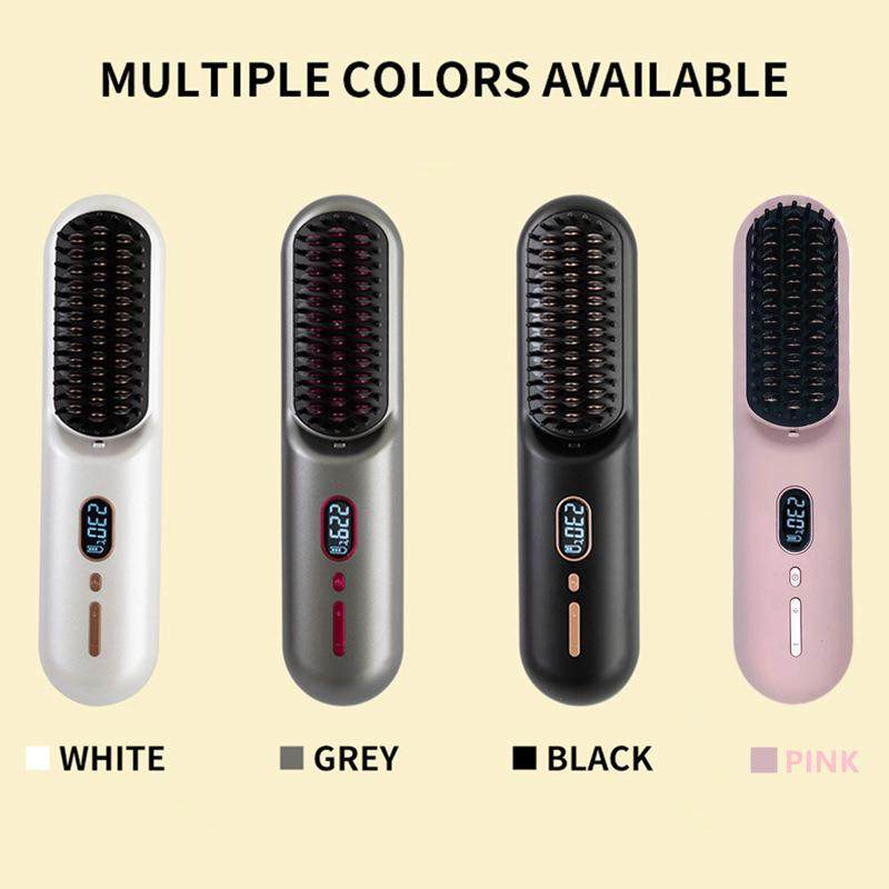 爆款充电式旅行懒人直发器USB无线充电便携式负离子直发梳,金属材料及制品,金属加工件/五金加工件,淘宝优惠券,粉丝福利购,淘宝优惠卷