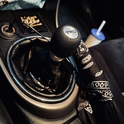 汽车通用档头TRD改装排档头5档手动自动档把头个性真皮排挡杆金属