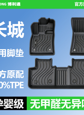 适用于长城哈弗H6S坦克300摩卡魏牌F5L山海炮/风骏57TPE汽车脚垫