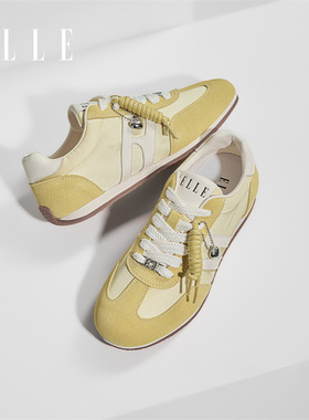 【KK专属】ELLE鞋子经典德训鞋女款2025新款平底鞋运动休闲鞋X