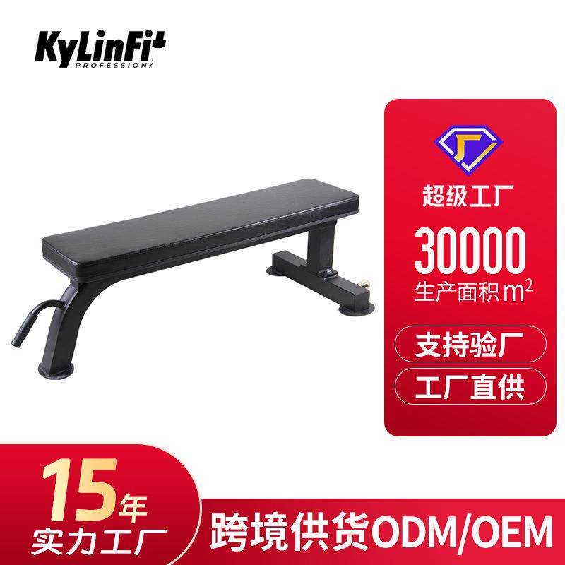 健身训练商用飞鸟大平凳健身椅平板卧推凳哑铃平板凳健身器材