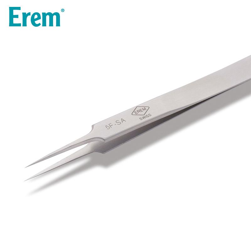 Erem瑞士进口精密镊子细型直头系列不锈钢非磁性耐酸耐热电子镊子