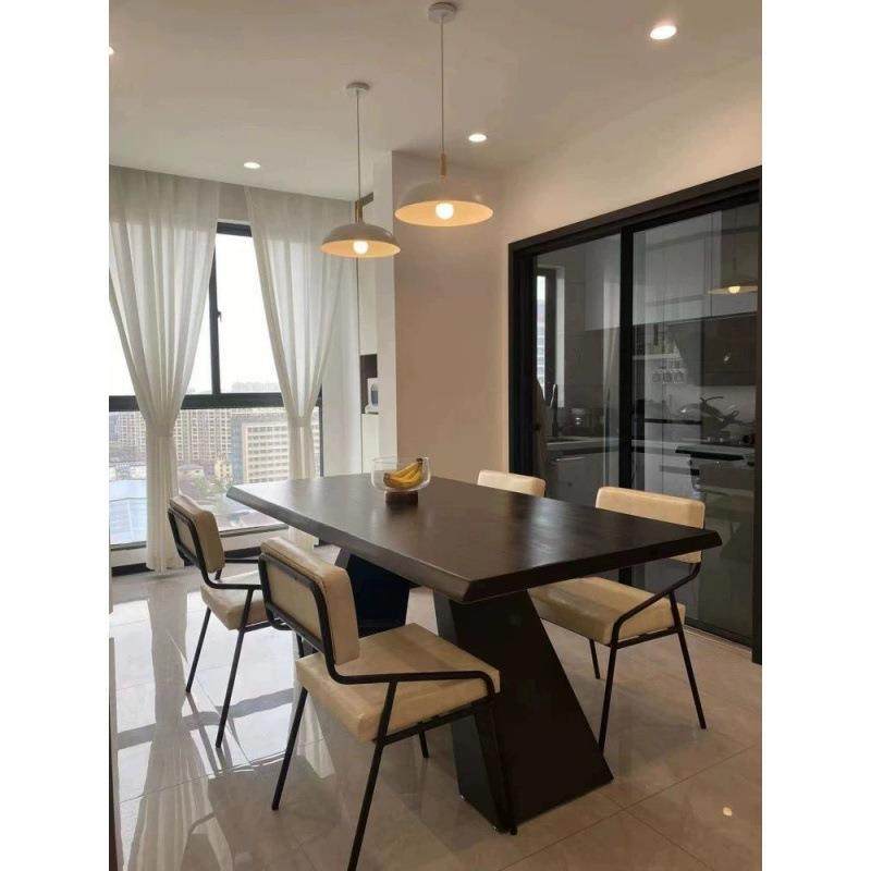 工业风复古实木餐桌现代简约会议桌长桌设计师家用饭桌原木大板桌,纺织面料/辅料/配套,纺织机械配件,淘宝优惠券,粉丝福利购,淘宝优惠卷