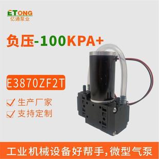 双头抽气泵高真空泵长寿命微型泵24v直流有刷电机小型抽气泵迷你