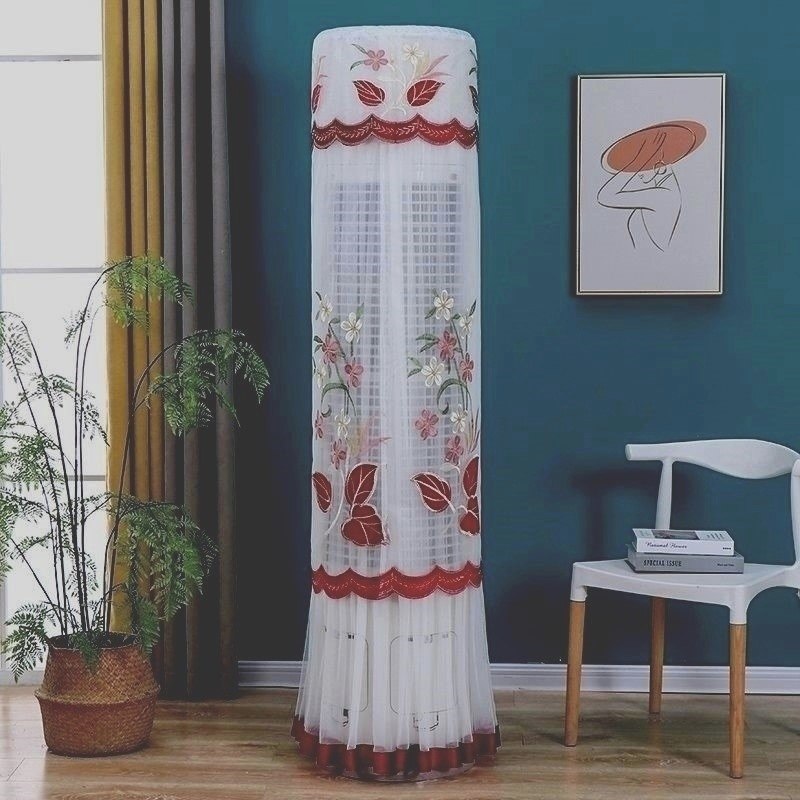 空调罩套柜机圆形圆柱格力客厅美的海尔柜式奥克斯立式空调防尘罩