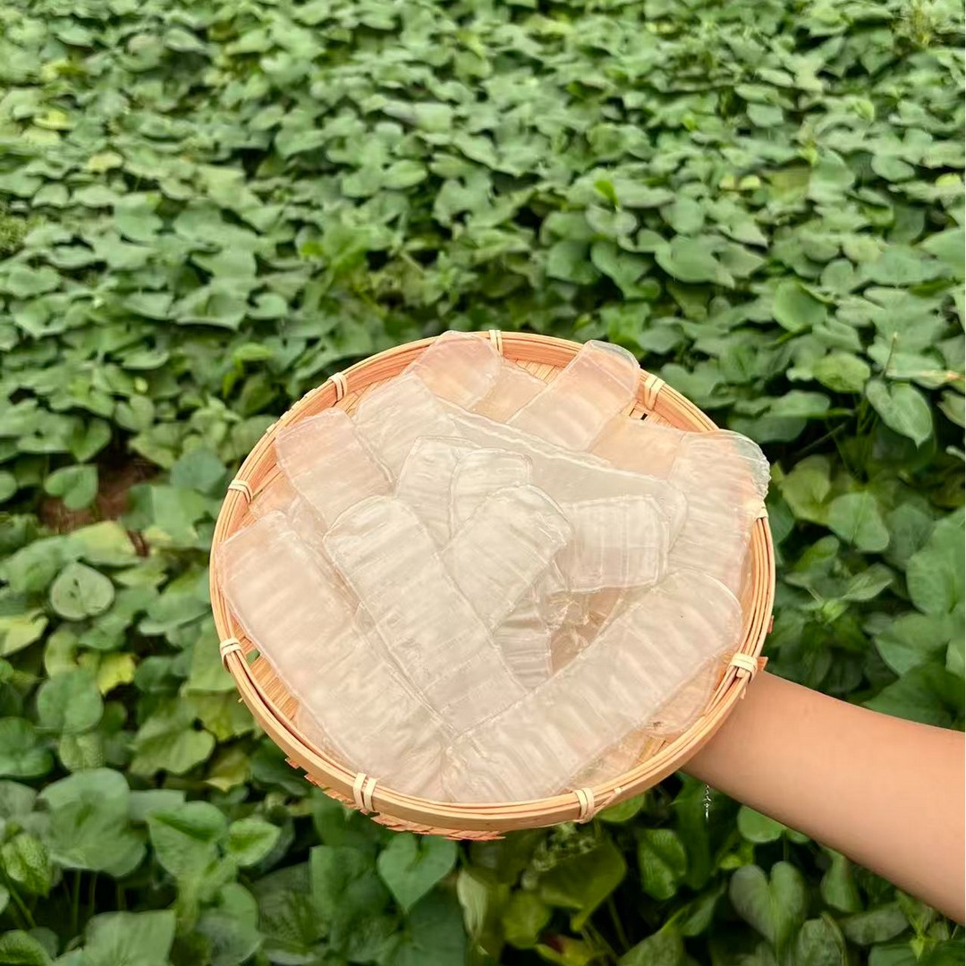 山东特产红薯粉皮不含木薯玉米淀粉色素明胶劲道爽滑