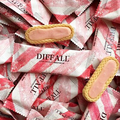 DIFFALL曲奇挞草莓味巧克力夹心曲奇饼干高颜值喜糖喜饼零食年货