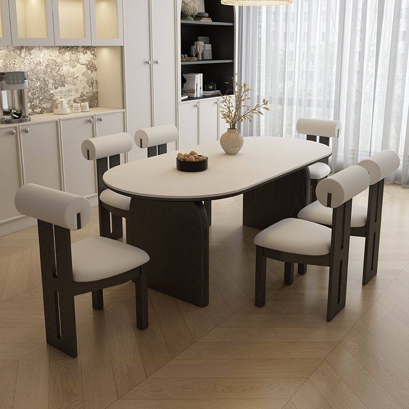 小户型新款法式古风岩板餐桌椅家用组合复古实木饭桌简约奶油岛台,住宅家具,板木餐桌,淘宝优惠券,粉丝福利购,淘宝优惠卷