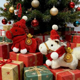 稀奇古怪的小挂饰2026新款新年小马书包包挂件超可爱钥匙扣送女友